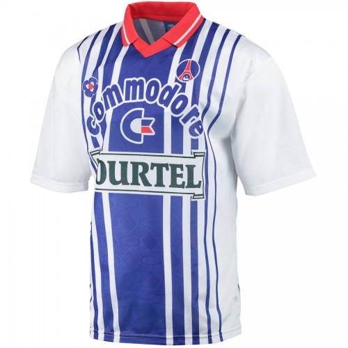 Günstige Fußballtrikots Paris Saint-Germain 1993-94 Retro Auswärtstrikot Kurzarm Günstige Fußballtrikots Paris Saint-Germain 1993-94 Retro Auswärtstrikot Kurzarm